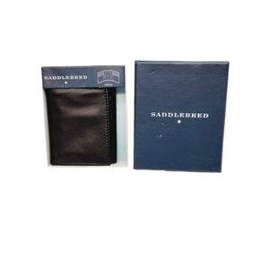 Saddlebred Tri Fold Leather‎ Wallet - NWT